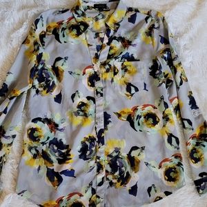 The Limited, floral blouse, size M